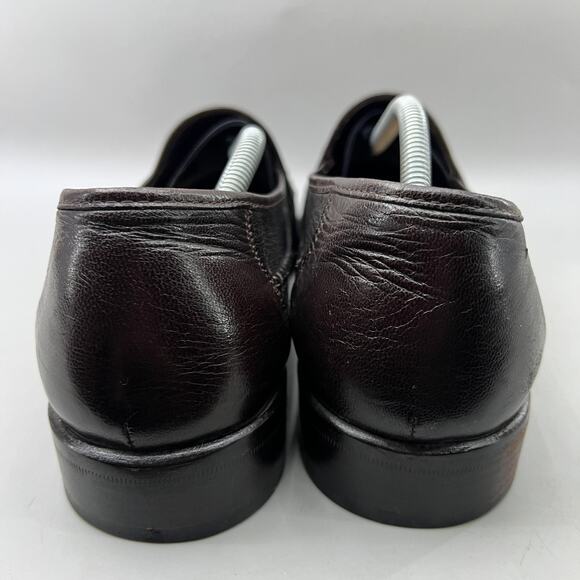 David Eden Horsebit Loafers Men Size 11.5 Brown Leather Comfort Slip On Shoes - Picture 4 of 9